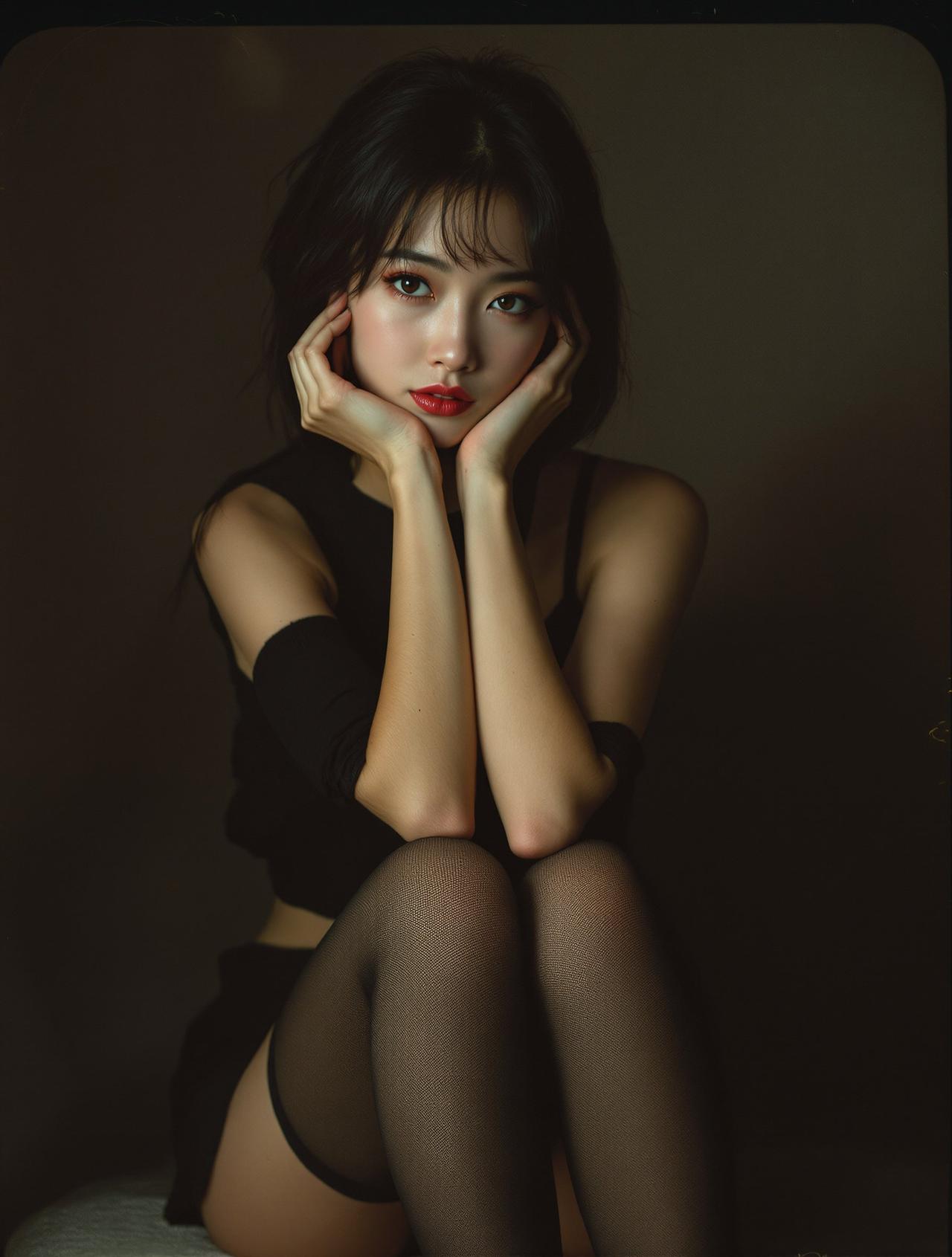 小密圈 黑丝写真 作品 - 蕾丝黑丝 - 夜上海风情